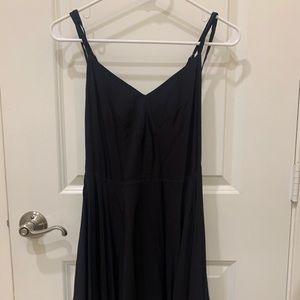 kimchi blue cross back mini black dress